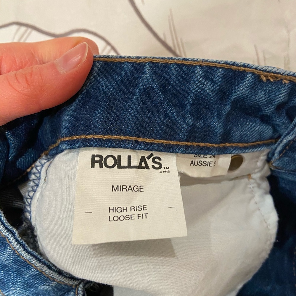 Altered Rollas Mirage High Loos Denim Shorts View 5